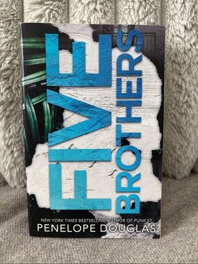 Five Brothers by Penelope Douglas - Blue & White Paperback